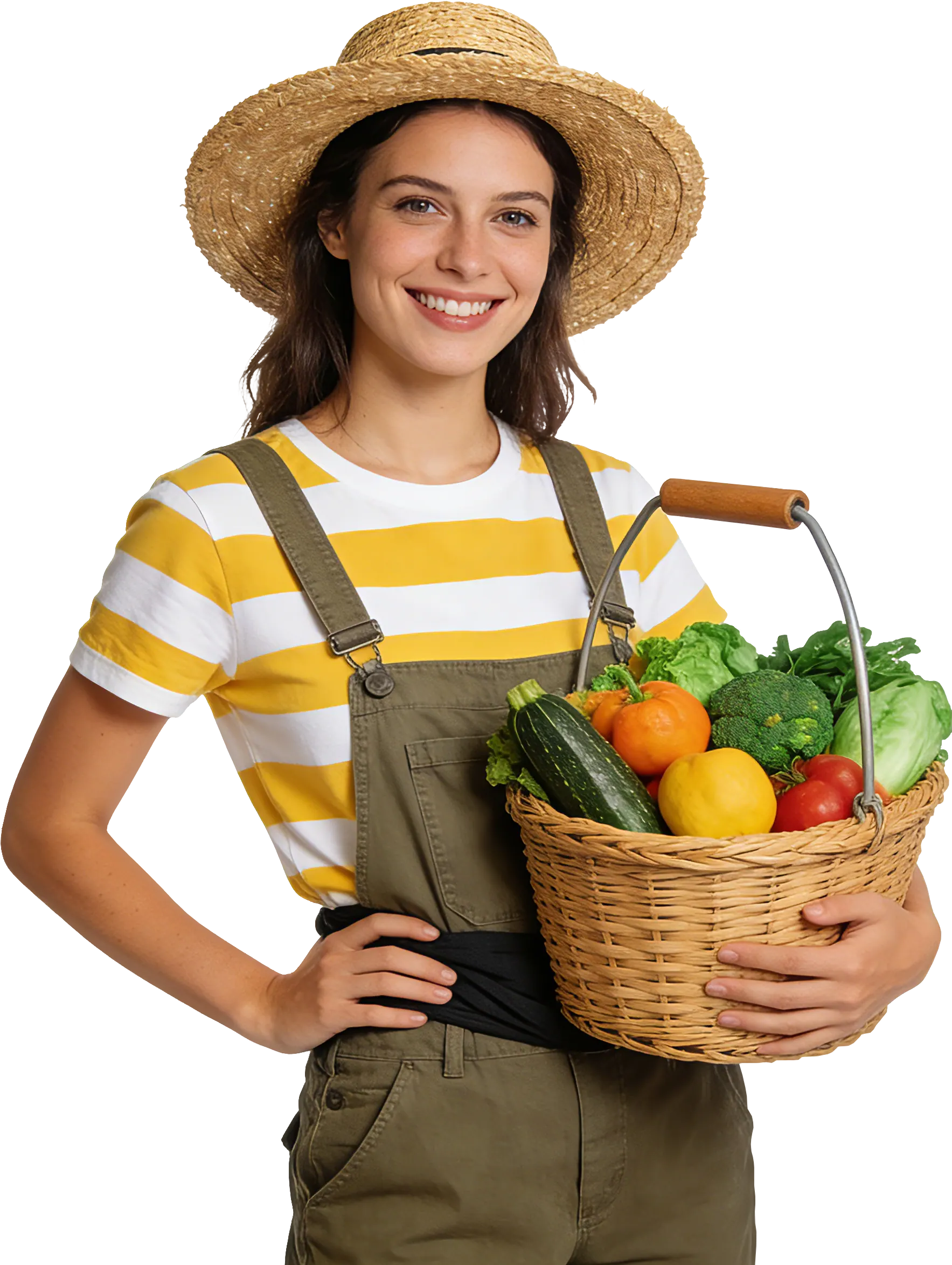 Smiling gardener