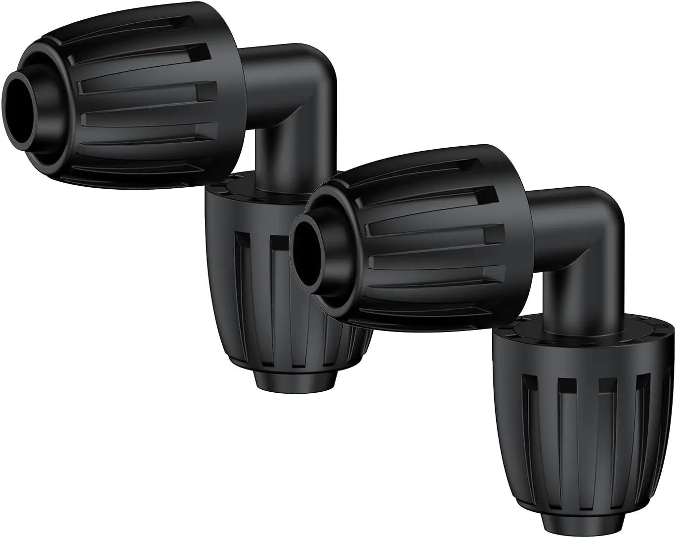 Pawfly 10 Pcs 1/2" to 3/4" Hose Adapter, 1/2 Inch Drip Irrigation Tubing to Faucet/Garden Hose Adapter, 3/4 Inch Garden Faucet Connectors, 3/4" FHT to 1/2" Drip Irrigation Fittings view 10