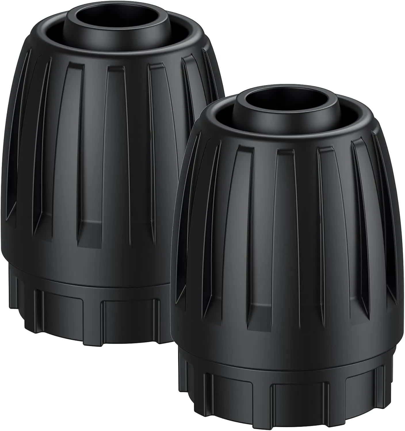 Pawfly 10 Pcs 1/2" Irrigation End Cap for 1/2" Irrigation Tubing (1/2" ID x 0.64" OD), 1/2" Drip Irrigation Fittings with Lock Nuts, Barbed Drip Tubing Connectors for Garden Irrigation System