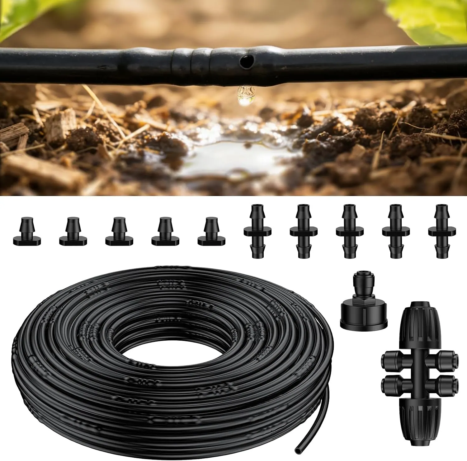 Drip Irrigation for Cucumbers in Beds and Containers